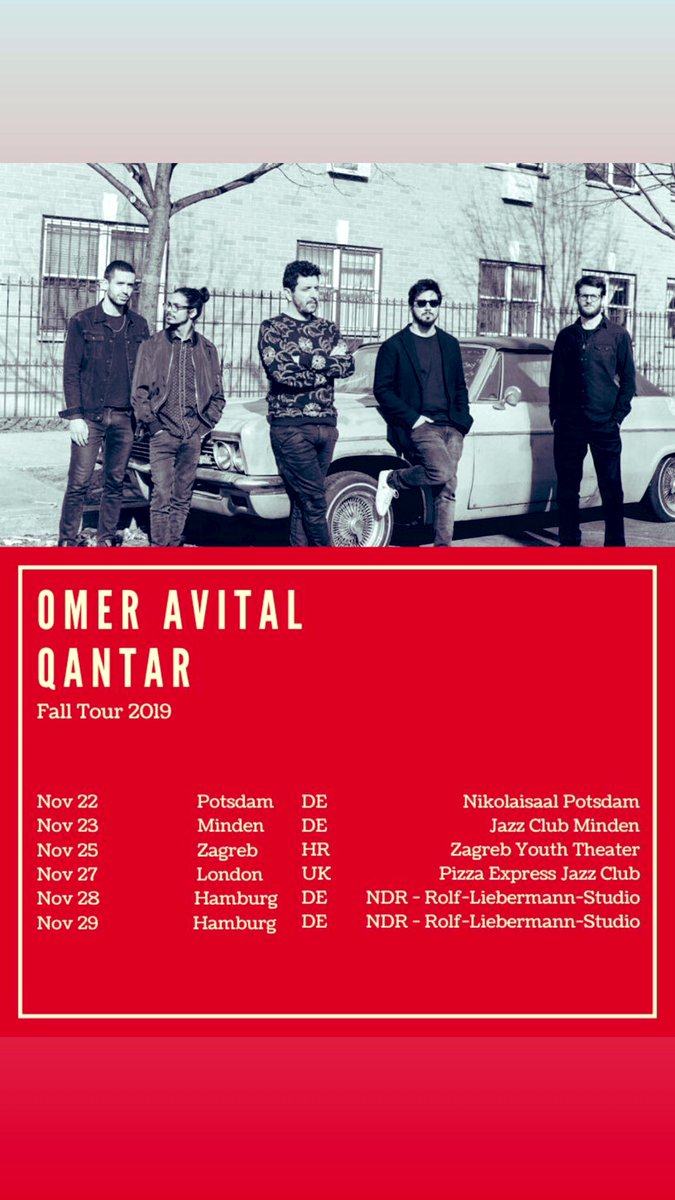 #qantar on tour in #Europe starting next week🎶 #Potsdam #berlin #Hamburg #london #zagreb #minden #hanover