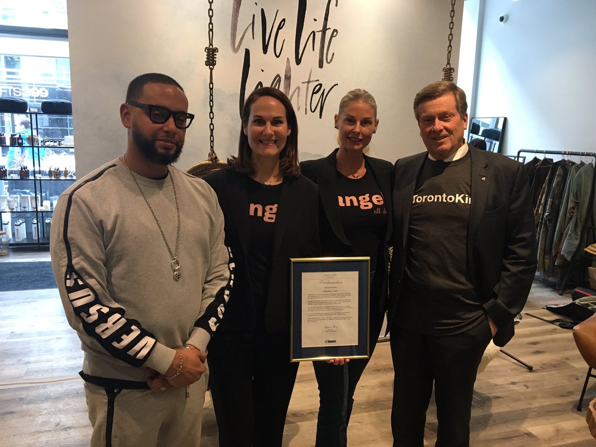 JohnTory's tweet photo. Celebrating #WorldKindnessDay and #TorontoKind Day this morning with @AngelLoveKind. Thanking them for the amazing work they do to disrupt negativity #withkindness by empowering young people to be kind to one another - something we know is the Toronto way. https://t.co/ytX2vtwx3A