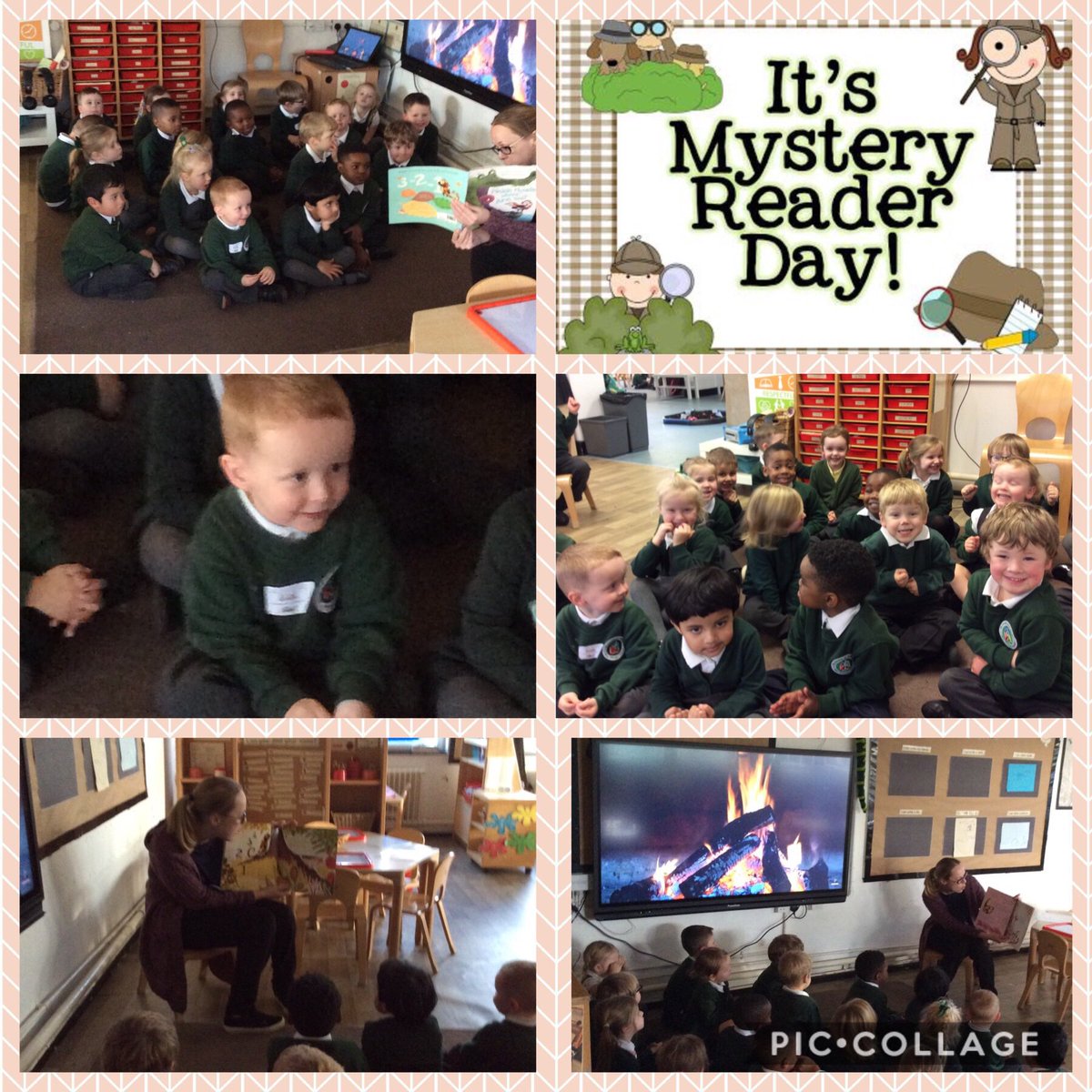 Today we welcomed our first mystery reader to end our day. Rory’s face when he realised it was his mum was priceless. Thank you to Mrs McIlargey, we loved listening to your story! #sjsbreading #mysteryreader #Parentalinvolvement