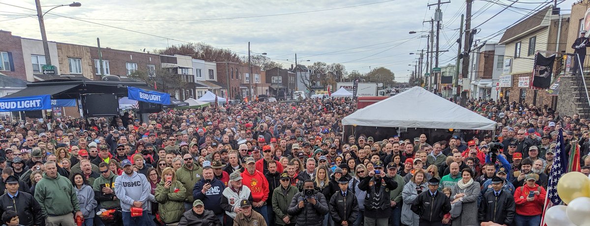 DavidOhPhilly's tweet photo. Photo from the stage at Cookies Tavern for the 244 the @USMC birthday. I was honored to present a City Council Citation. https://t.co/QrlZAzOZXY