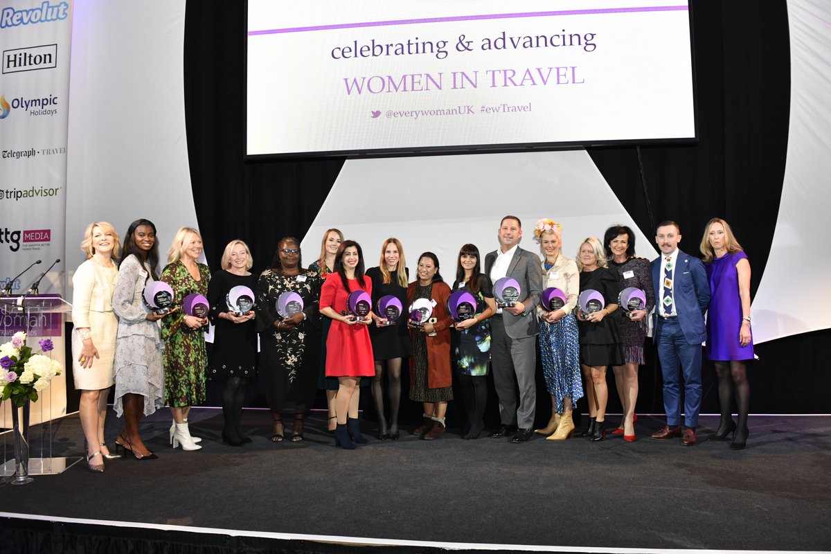 everywomanUK's tweet photo. Another massive congratulations to all the @revolutapp everywoman in Travel Award Winners!

What an amazing day filled with truly amazing stories, using #ewTravel you can personally have a look back as all the winners and Awards given! #womenintravel https://t.co/IH9iv69RbE