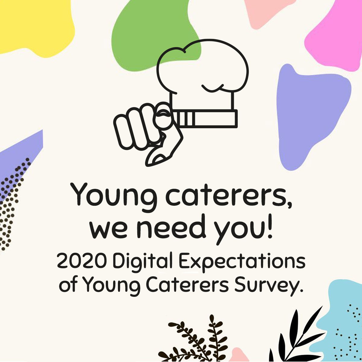 We need your opinions! If you're 18-23 and working/studying in the #catering industry, take part in our survey to help shape the future of the industry👍 ➡️ bit.ly/34XmnvN
