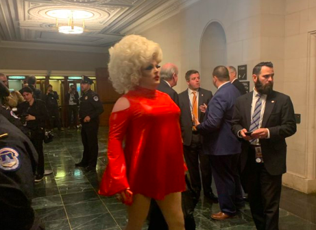 Impeachment hearing such a flop that the biggest news is that a drag queen showed up