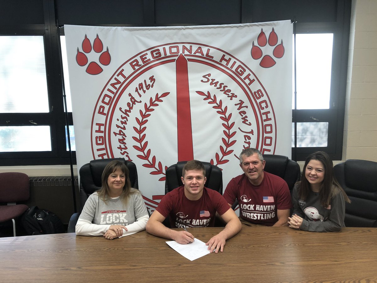 Alexandra Lazorczyk (@alex_lazorczyk) on Twitter photo Congratulations to <a href="/HPRwildcats/">High Point Regional High School</a> Billy Talmadge on signing to <a href="/LockHavenWrstl/">Lock Haven Wrestling</a> !! Can’t wait to watch you accomplish so many things throughout your college career!! So proud of you!!❤️🦅 <a href="/JonTallamy/">Jon Tallamy</a> #WildcatPride Congratulations to <a href="/HPRwildcats/">High Point Regional High School</a> Billy Talmadge on signing to <a href="/LockHavenWrstl/">Lock Haven Wrestling</a> !! Can’t wait to watch you accomplish so many things throughout your college career!! So proud of you!!❤️🦅 <a href="/JonTallamy/">Jon Tallamy</a> #WildcatPride