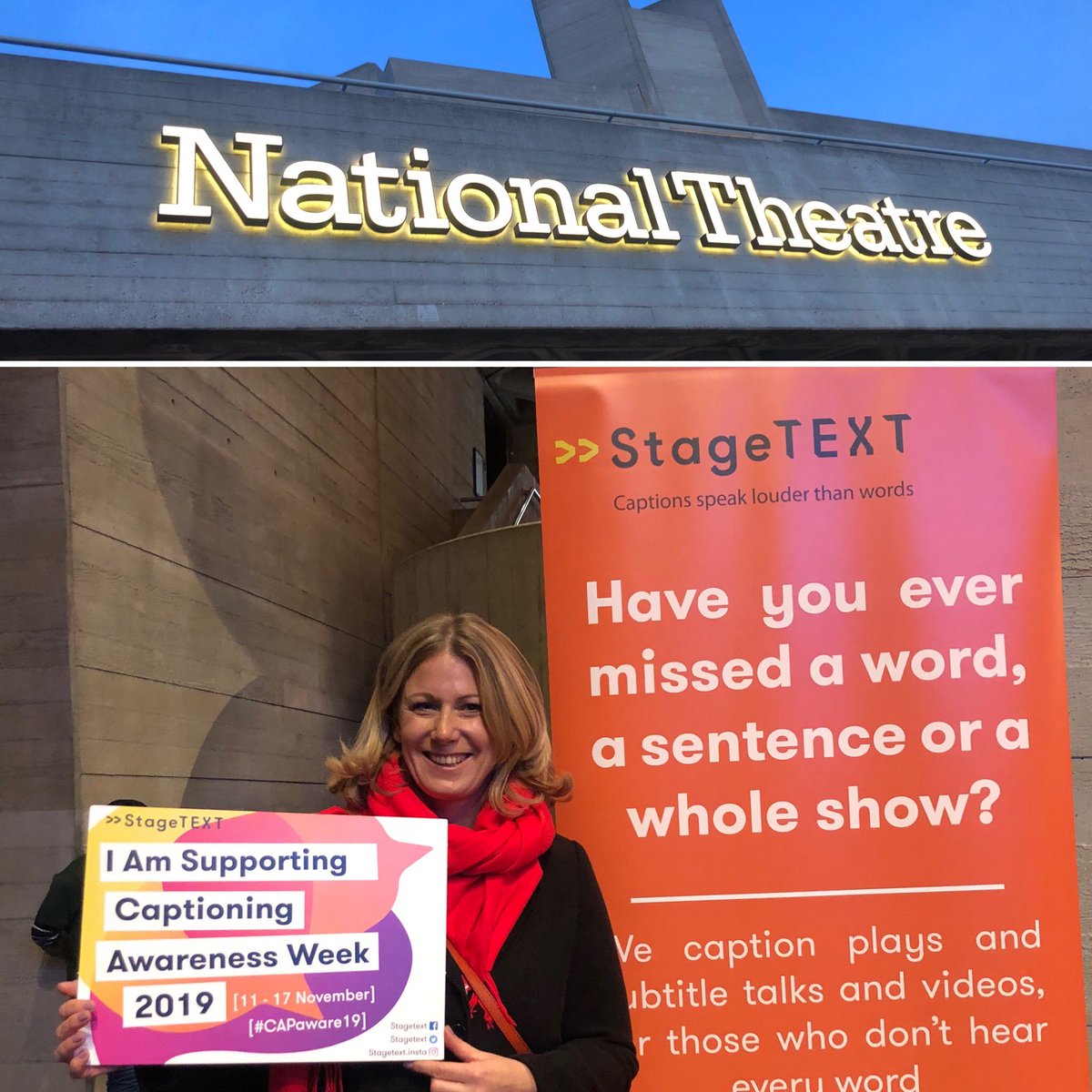 Proud to be providing live subtitles for @stagetext at the National Theatre this afternoon.  #Hansard #accessibility #CAPaware19