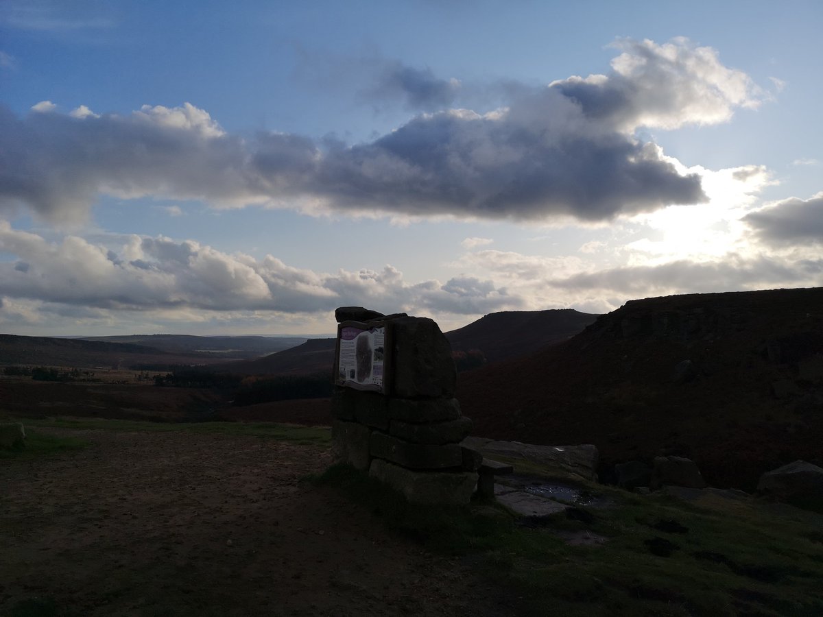 Adrian85452482's tweet photo. Had a few followers today out on our Ramble @PeakDistrictUK #UpperBurbage through to @NTLongshawWE and back #JohnMuirAward https://t.co/nGbBGbM2ok