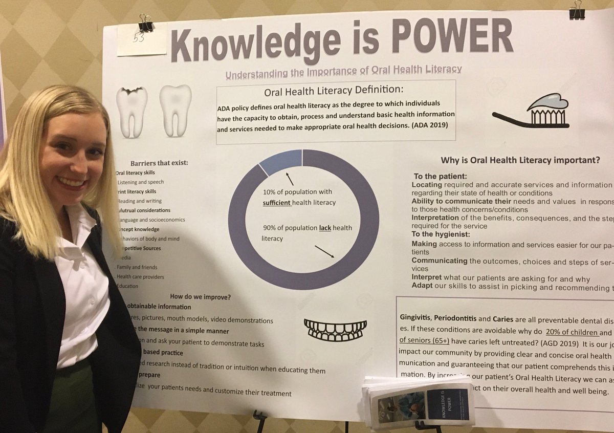 PCTDentalHyg's tweet photo. Great job!! @PennCollege #dentalhygiene students gave presentations during the annual #PDHA conference and placed 4th and 6th place respectively. Congrats! https://t.co/dMFIS2FgUS
