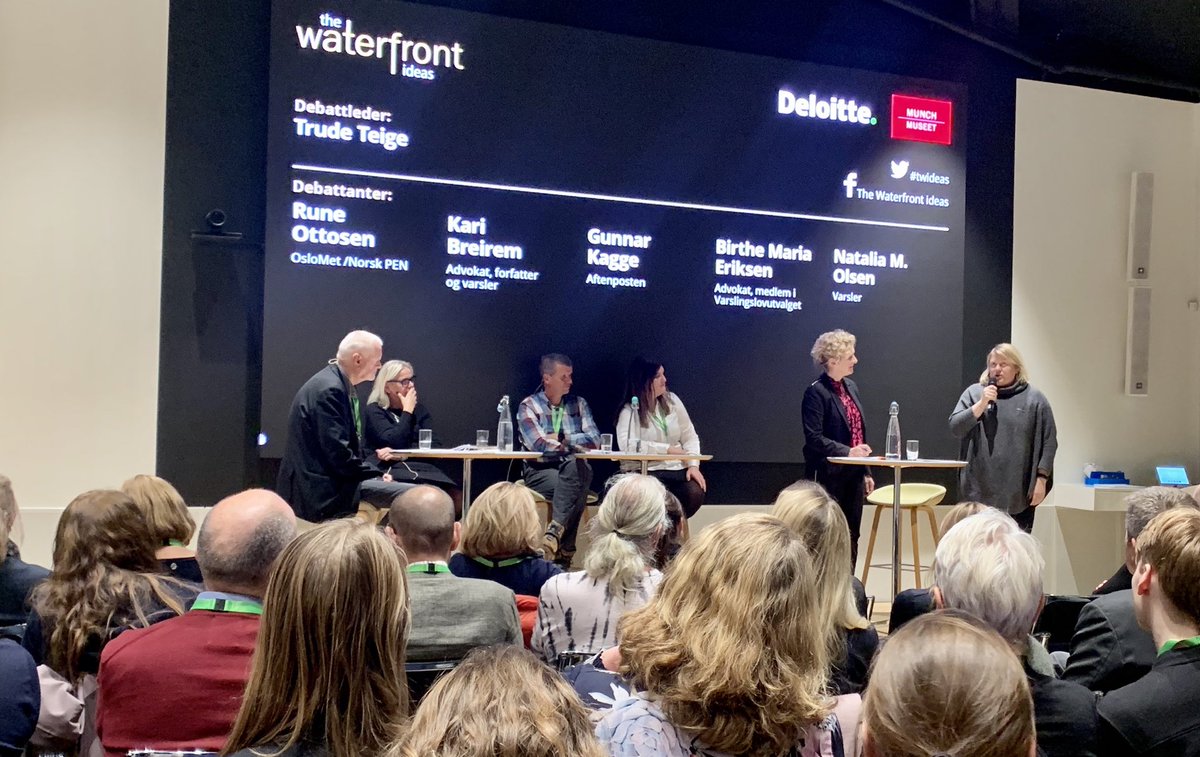 Høringsuttalelser er skremmende greier. Det anbefales, sier varsler Natalia Olsen om arbeidsgivernes innspill til varslingsutvalget, ⁦<a href="/twideas/">twideas</a>⁩ ⁦@DeloitteNO⁩ ⁦<a href="/munchmuseet/">MUNCH</a>⁩