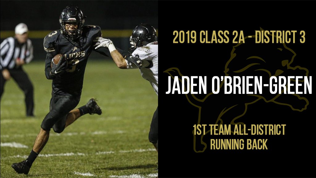 Jaden O’Brien-Green

2AD3 First Team All-District
Running Back

#UNFINISHEDBUSINESS 🦁👊