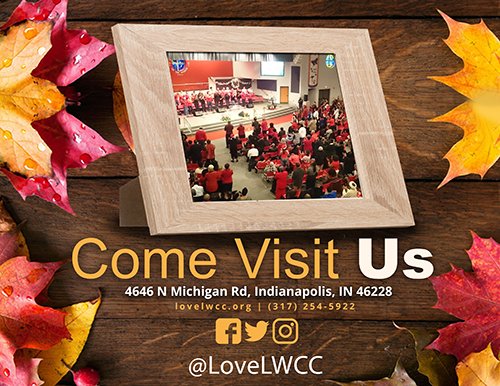 LoveLWCC's tweet photo. Have you been enjoying Midweek Service this month? Today we will be contining our "This is Us" theme for the month of November! Visit https://t.co/owPMLI4WBW for more information!
#LoveLWCC #ThisIsUsLWCC https://t.co/jJQCjMjXTK