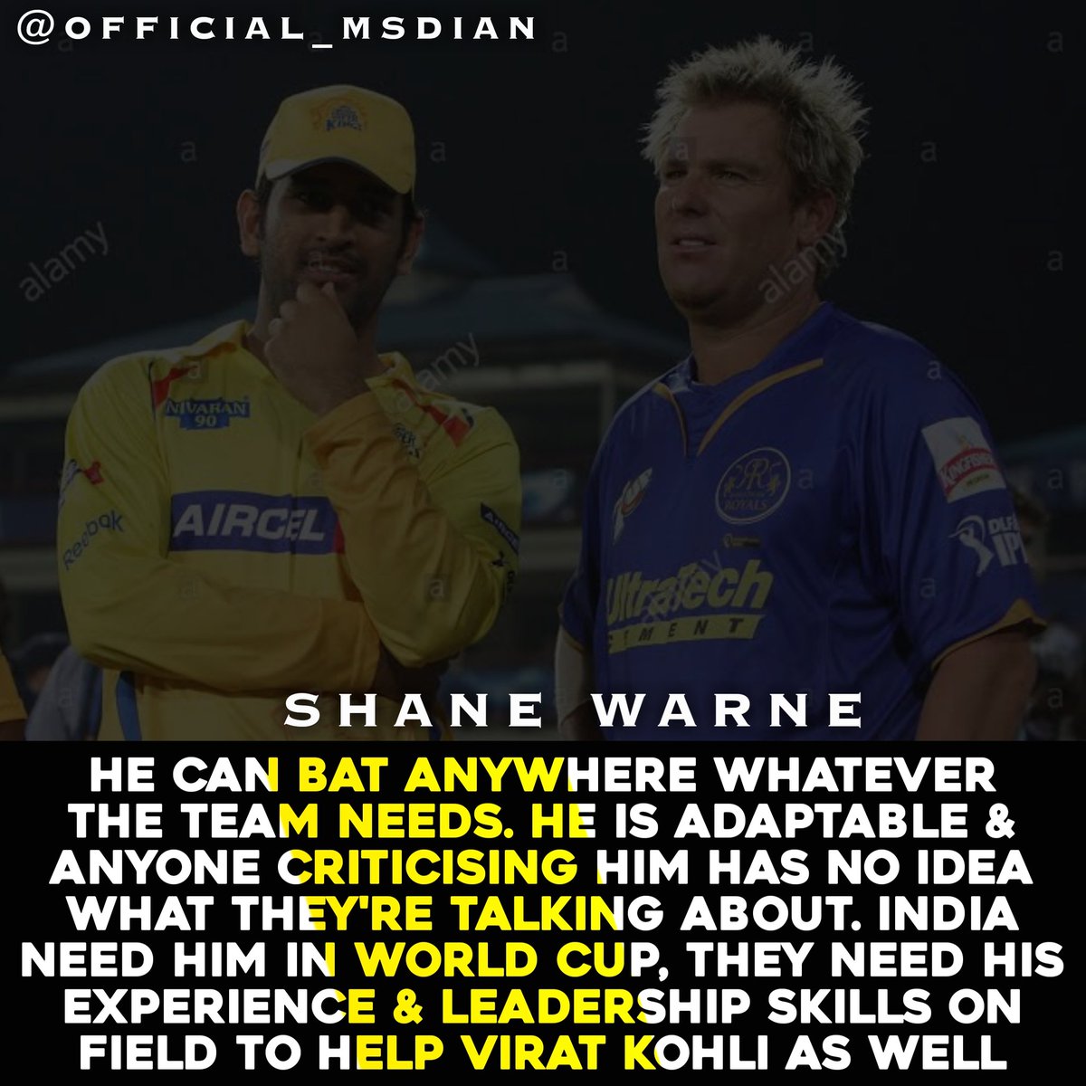 The Legendary Cricketer Shane Warne: