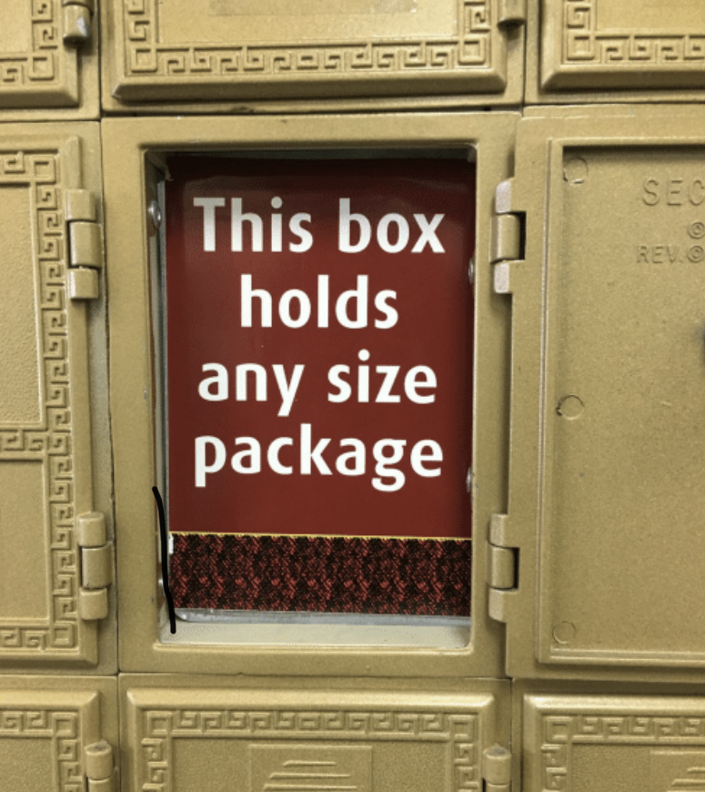 Our boxes can hold any size package!  You know what we mean!  Stop by, call us, or click the link below to learn more:
theupsstore.ca/203/