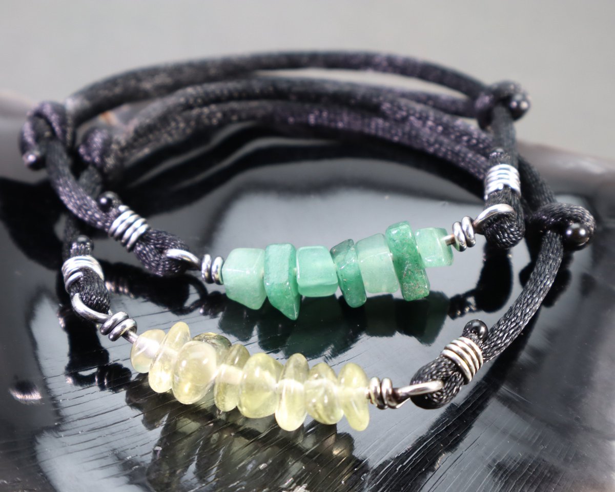 Adjustable Men's Bracelets from my shop.  Looking for a specific stone?  Message me on etsy. 

#aventurine #aventurinebracelet #aventurinejewelry #gemstonejewelry #crystalbracelet #crystaljewelry #citrinebracelet #citrinejewelry #mensbracelet #mensjewelry  soo.nr/Dj63