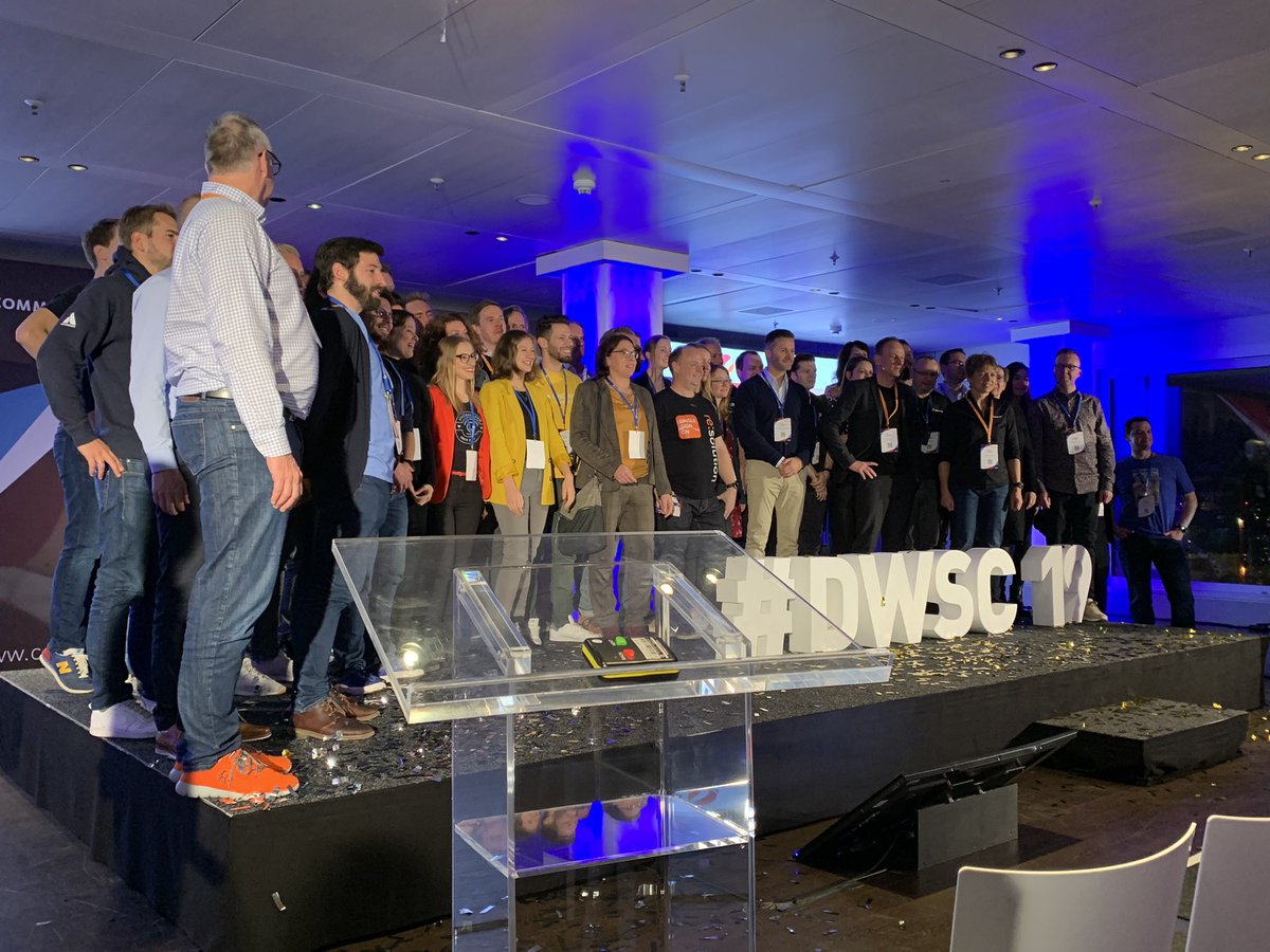 andgenth's tweet photo. THANK YOU all for a great #DWSC19 ! And see you next year at #DWSC20 on November 3, 2020! https://t.co/yMxhljW2AB