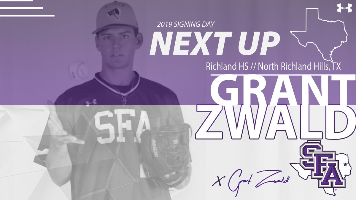 ✍️| GZ's headed to Nacogdoches! A RHP from North Richland Hills, Grant will join us in the 2021 season! #AxeEm