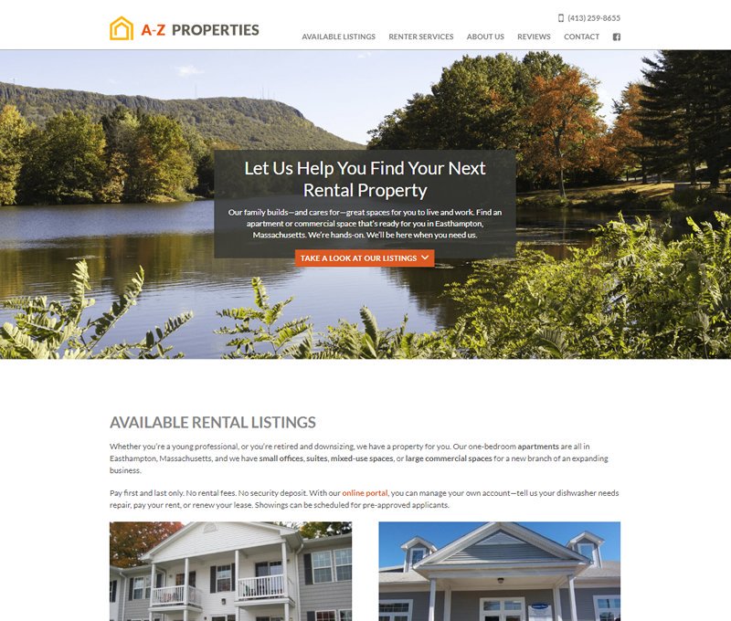 cdeVision's tweet photo. We are excited to announce the launch of the new logo and one-page website for A-Z Rental Properties.
https://t.co/8QDdDSwP8N
#cdevisionholyoke #webdesign #websitedesign #websitedesigner #website #websitebuilder #websitelaunch #wordpress #holyokema #graphicdesign #graphicdesigner https://t.co/2H90c2rOZ7