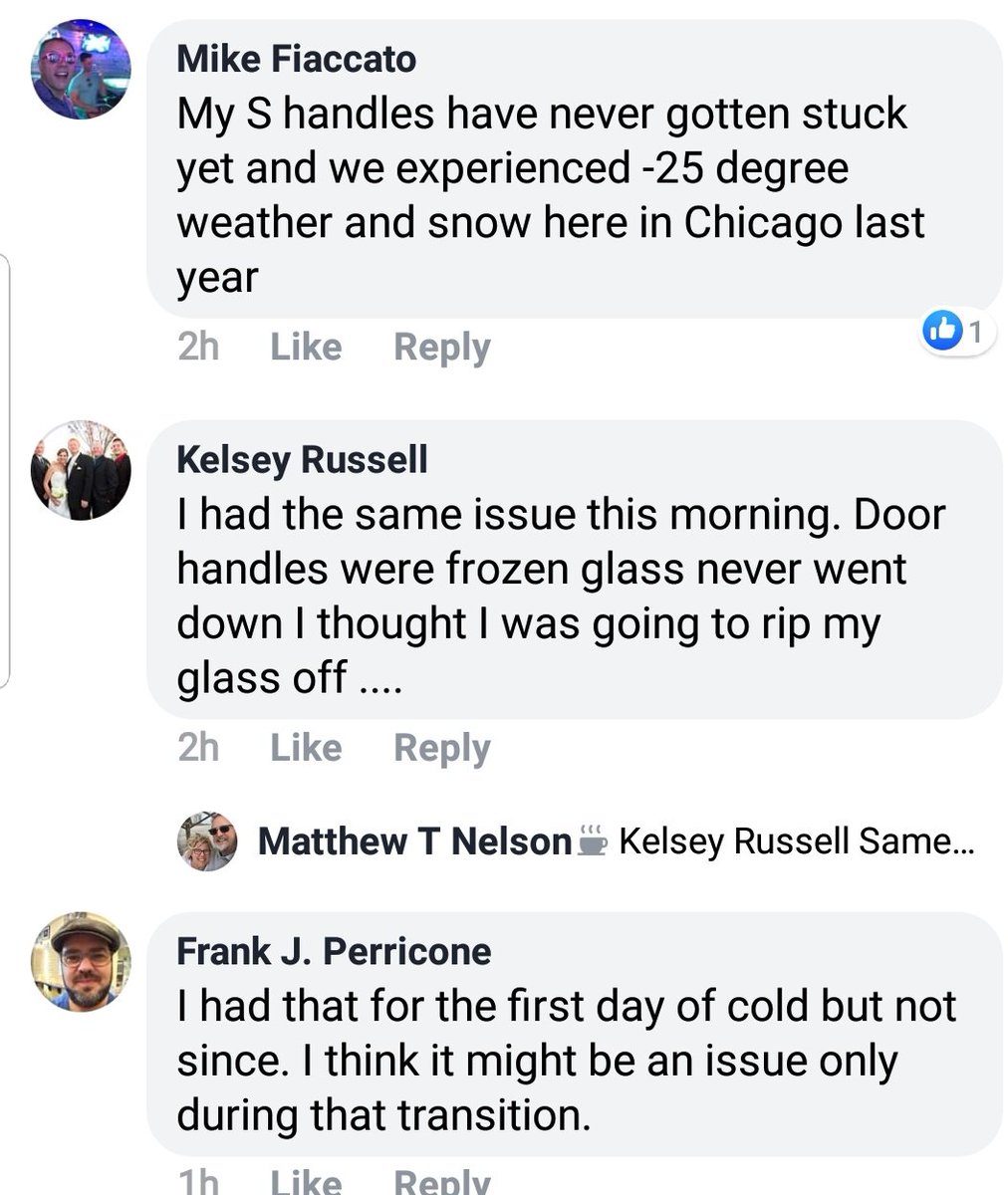 ghost_scot's tweet image. &quot;First winter temperatures in Boston and door handles froze (15-20 degrees).&quot;
#TeslaQualityIssues 
#TeslaColdWeatherIssues 
#Tesla #Model3 #TeslaModel3