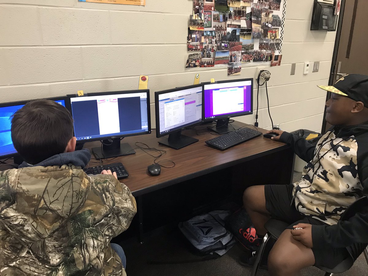 Go to the lion arcade located in the library page for wms to check out the games our wms students  are making i. Programming!!!