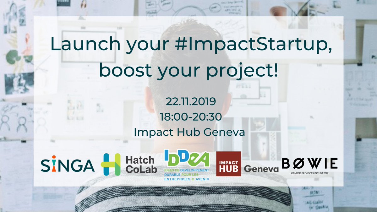 SINGA is getting together with 4 other #impactstartup programs, so that you can find the best way to #boost your idea! Don't miss this chance and get registered for next friday👉 bit.ly/32KpN3q @impacthubgeneva @CE_Transition @HatchCoLab  @UNIDEE_UNIGE