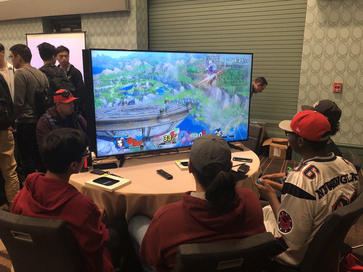 .<a href="/PerrisHigh/">Perris High School</a> playing smash brothers for @CETPA 2019 esports