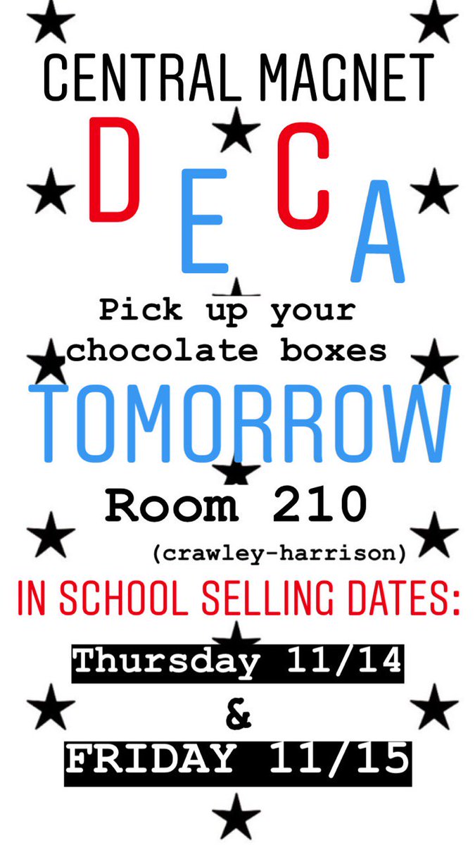 deca_cms's tweet photo. Pick up TODAY!! Room 210 after school! https://t.co/hJbzGy6lQ1