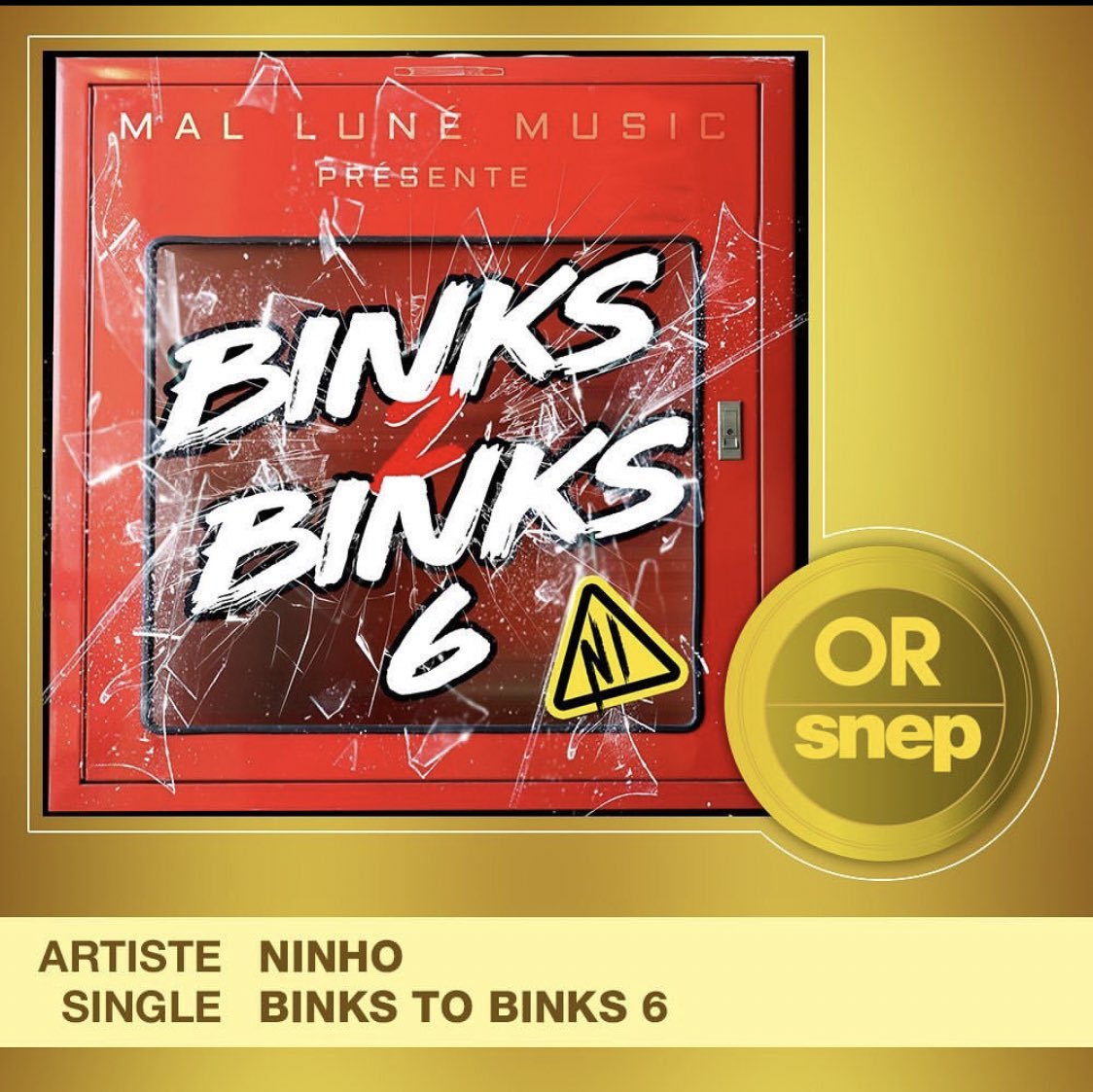 UnRdeRap's tweet photo. 🙌🏻📀 Encore 1 single d’or pour @ninhosdt !
💥 Aujourd’hui c’est #BinkstoBinks6 qui obtient cette certification
⤵️⤵️ https://t.co/v2aciujByT