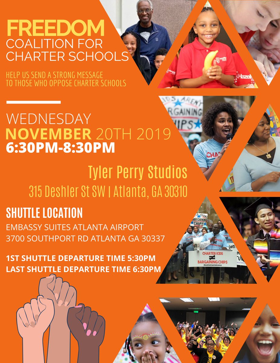 Join us next Wednesday in Atlanta!! #saveourcharterschools