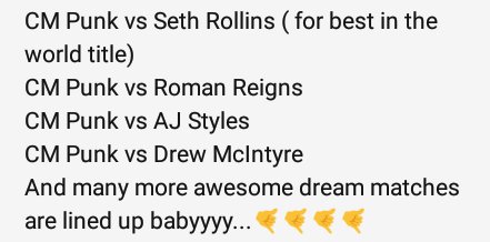 An_IPS_Aspirant's tweet image. @CMPunk vs @WWEBrayWyatt for the WWE Universal Championship
#cmpunkreturn #WWEBackstage