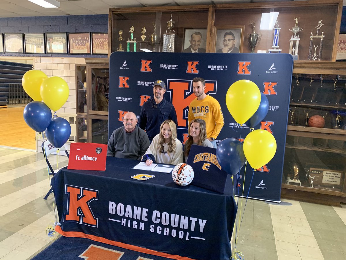 RCHSGoJackets's tweet photo. Congratulations to Mackenzie Haba for signing today to play soccer at UT Chattanooga!! ⁦@RCHSGoJackets⁩ https://t.co/pVIKrrTE8Q