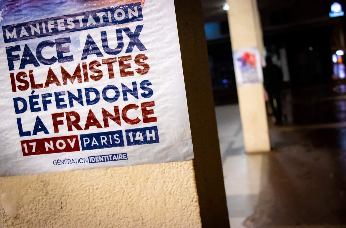 Contre les islamistes, rendez-vous dimanche à Paris.

#ManifStopIslamisme