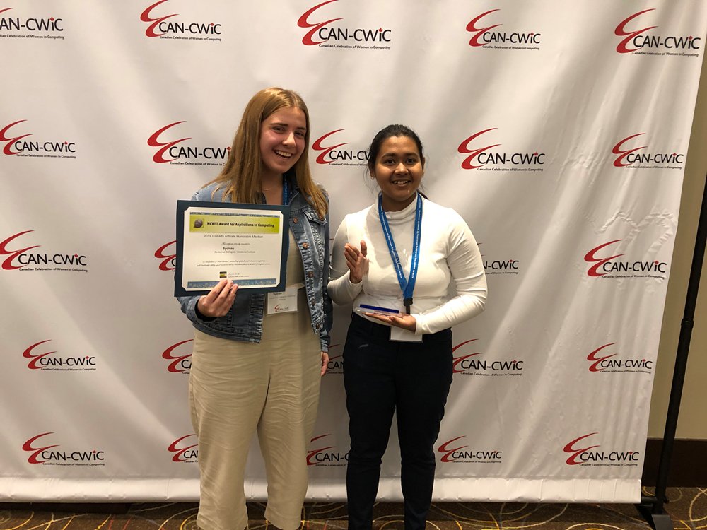 ugdsb's tweet image. 2 students at CCVI receive National Centre for Women and Information Technology award - Congratulations Eshika and Sydney! #TakeTech #UGTech #UGProud #UGInfo @CCVISpartans ow.ly/Kjt650xa2pK