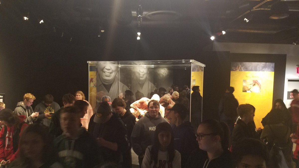 Great time <a href="/museumofscience/">Museum of Science</a> and <a href="/BodyWorldsVital/">Body Worlds Vital</a> thank you for hosting Chelmsford High School <a href="/TaniniLinda/">Linda Tanini</a> <a href="/dr_hirsch/">Linda Hirsch</a> <a href="/chs_principalma/">chs_principal</a> <a href="/ChelmsfordSci/">Chelmsford Schools Science Department</a>