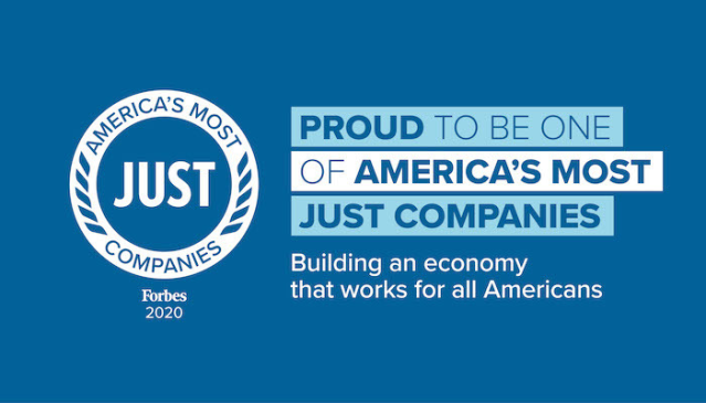 bloomben's tweet photo. Proud to be part of a company that takes its commitments to its employees, customers, communities, and the environment seriously! @Akamai jumped to #33 overall and is second in its vertical in the 2020 @justcapital_ #JUST100 rankings. https://t.co/ET5VAvsTN7 https://t.co/Zuth3QaoGi
