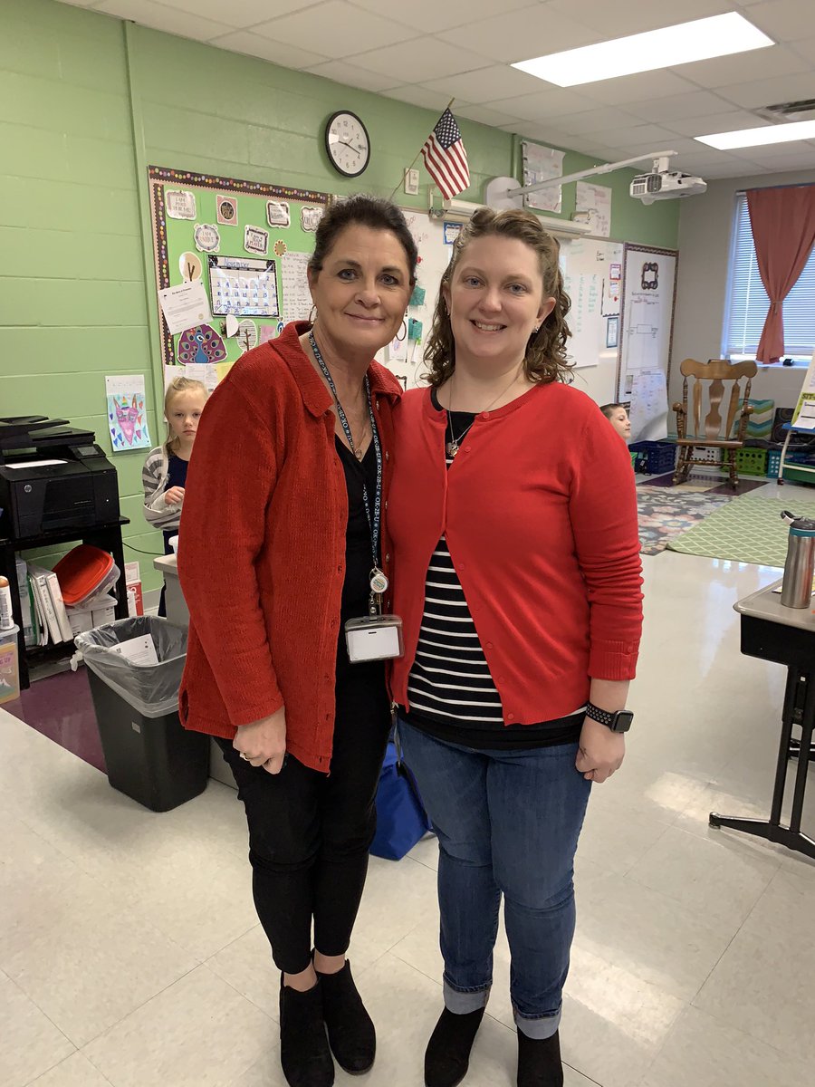 anjck145's tweet photo. World Kindness Day! Mr Rogers “Cardigan Day” Angel Berry and Jennifer Corley. @MarvinWrightEle @anjck145 @cjmarczak @marisa_massey04 @april_hardison https://t.co/swSJdeOc9b