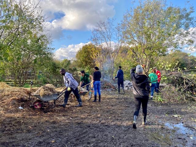 J_R_EY's tweet photo. Volunteers from #HSBC in London volunteered a day at Mudchute Park &amp; Farm, helping to repair and clear pathways to keep them accessible and safe for visitors. Do you have any volunteering planned with your team?
 
#LifeAtHSBC #HSBCinthecommunity #Sustainability https://t.co/QnjSyAMgVW