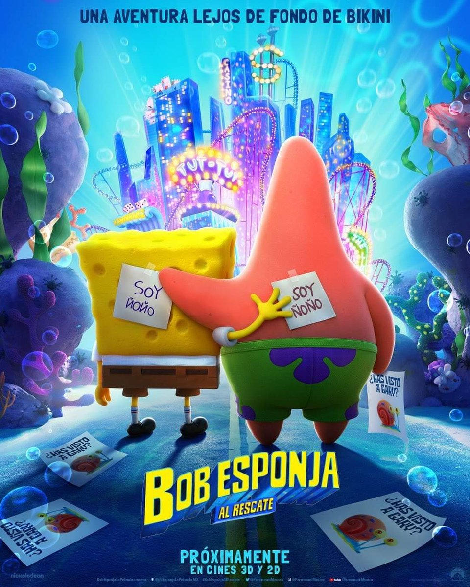 cultura__pop's tweet photo. ¡SECUESCARACOLARON A GARY!
¿Podrán Bob Esponja y Patricio #SalvarAGary?

 #BobEsponjaLaPelícula llegará pronto a los cines. https://t.co/lwxH5aLGkw