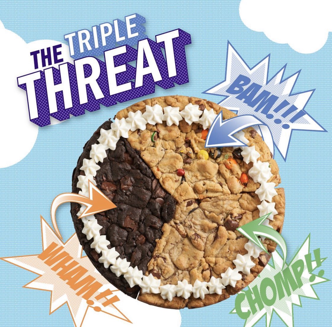 ODUinsomnia's tweet photo. Ight so 💥BOOM💥 New cookie cake this season 🔥 as well as new centers. #odu #insomniareps https://t.co/kF5mWYqiAk