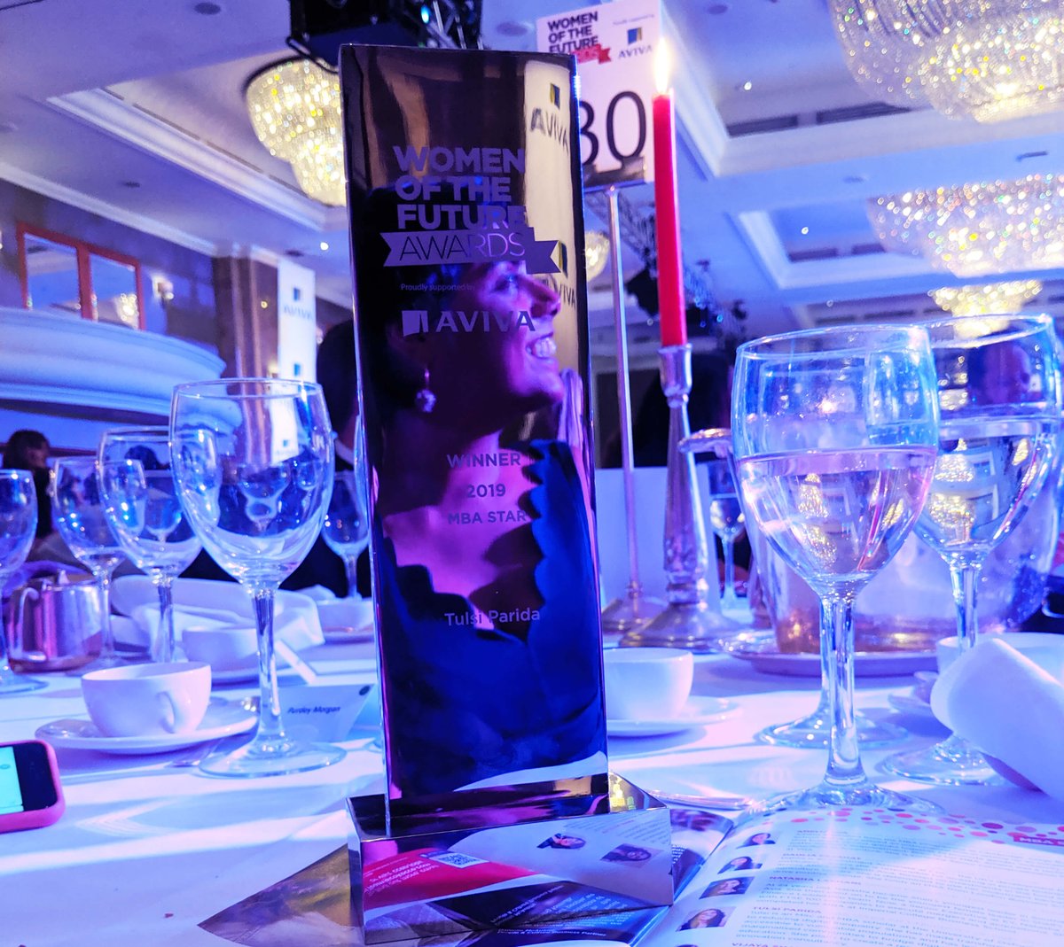 OxfordSBS's tweet photo. "We still have a long way to go in achieving gender equality in business, and the best thing we women can do is lift each other up." Congratulations @tulsiparida on winning the ‘#MBA star’ award at the 2019 @womenoffuture awards 🥳 https://t.co/AnwiJ0pal6 #WorldKindnessDay https://t.co/mSA1pcOuid