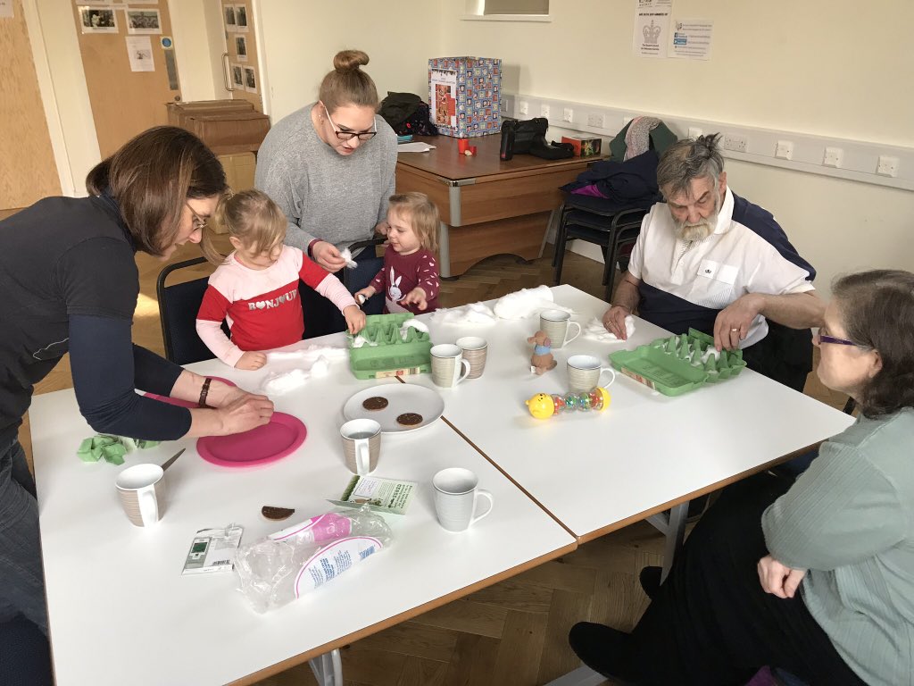 Cress seeds planted. Looking forward to egg butties in a fortnight!
We’ve 5 more wks left of this fab intergenerational group before the funding comes to an end. Come and join us before it’s too late! We’ve some lovely sessions planned in the lead up to Christmas. Wed 1.30-2.30
