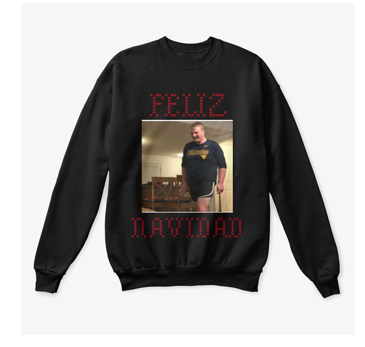 TopsideGaming's tweet photo. Go get your El Fatticus Christmas Sweaters now! Starting at $20. Its a Christmas gift that keeps on giving. He is a legend on the battle field, and now he can be a part of your Holiday season. https://t.co/1LhVCW88Tv https://t.co/cbCr6Z9NwO