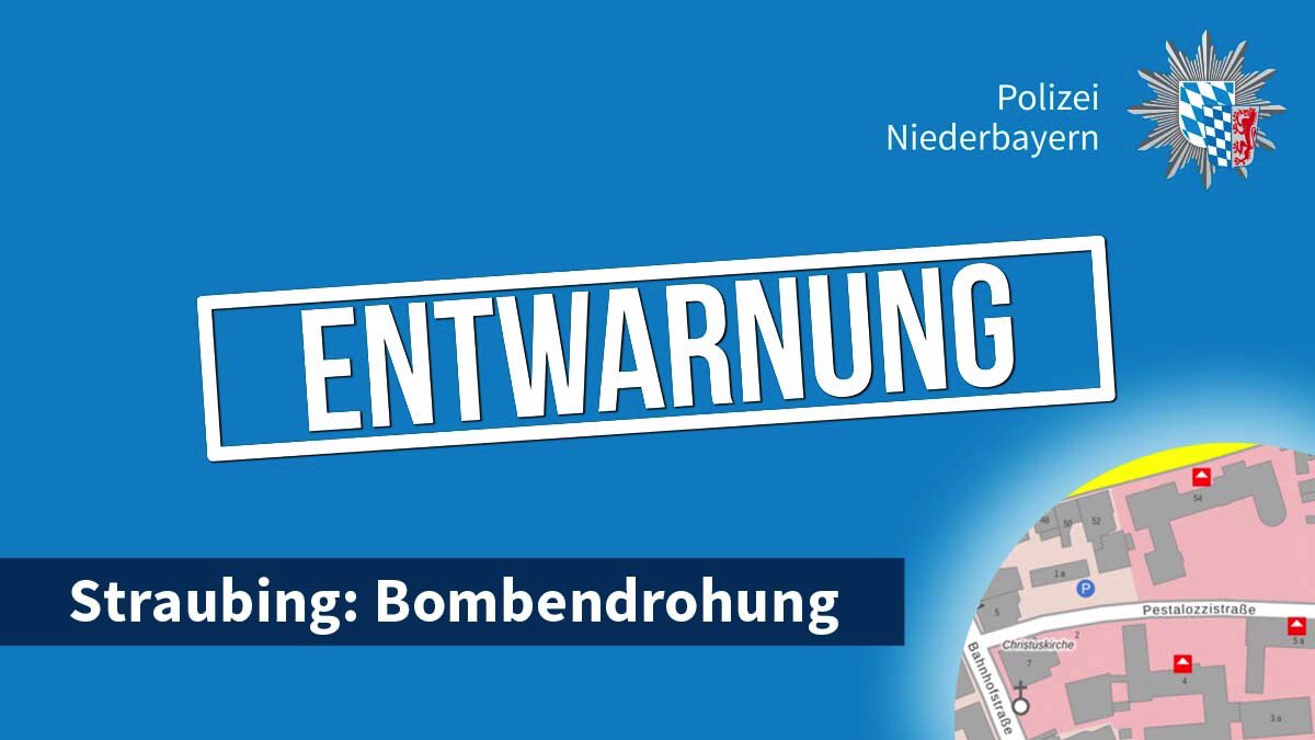 polizeiNB's tweet image. #Straubing #Bombendrohung
Hier geht’s zur Pressemeldung:
polizei.bayern.de/niederbayern/n…
#WirSindEurePolizei 
#MehrSicherheit