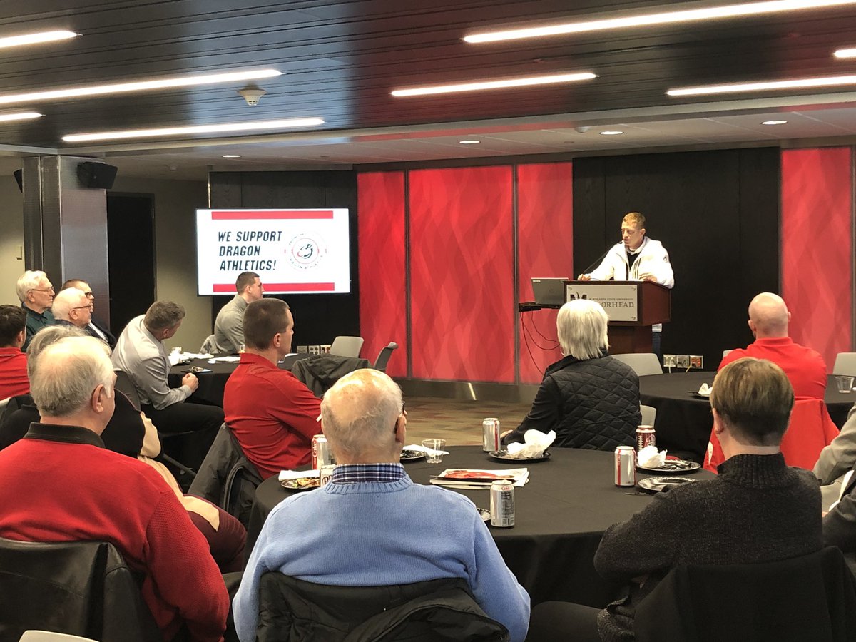 Fired up to learn more about @MSUM__XCTF @RUNSLIFEnadir and what to expect this year at the Dragon Fire Sport luncheon today!  <a href="/MSUMDragons/">MSUM Dragons</a>