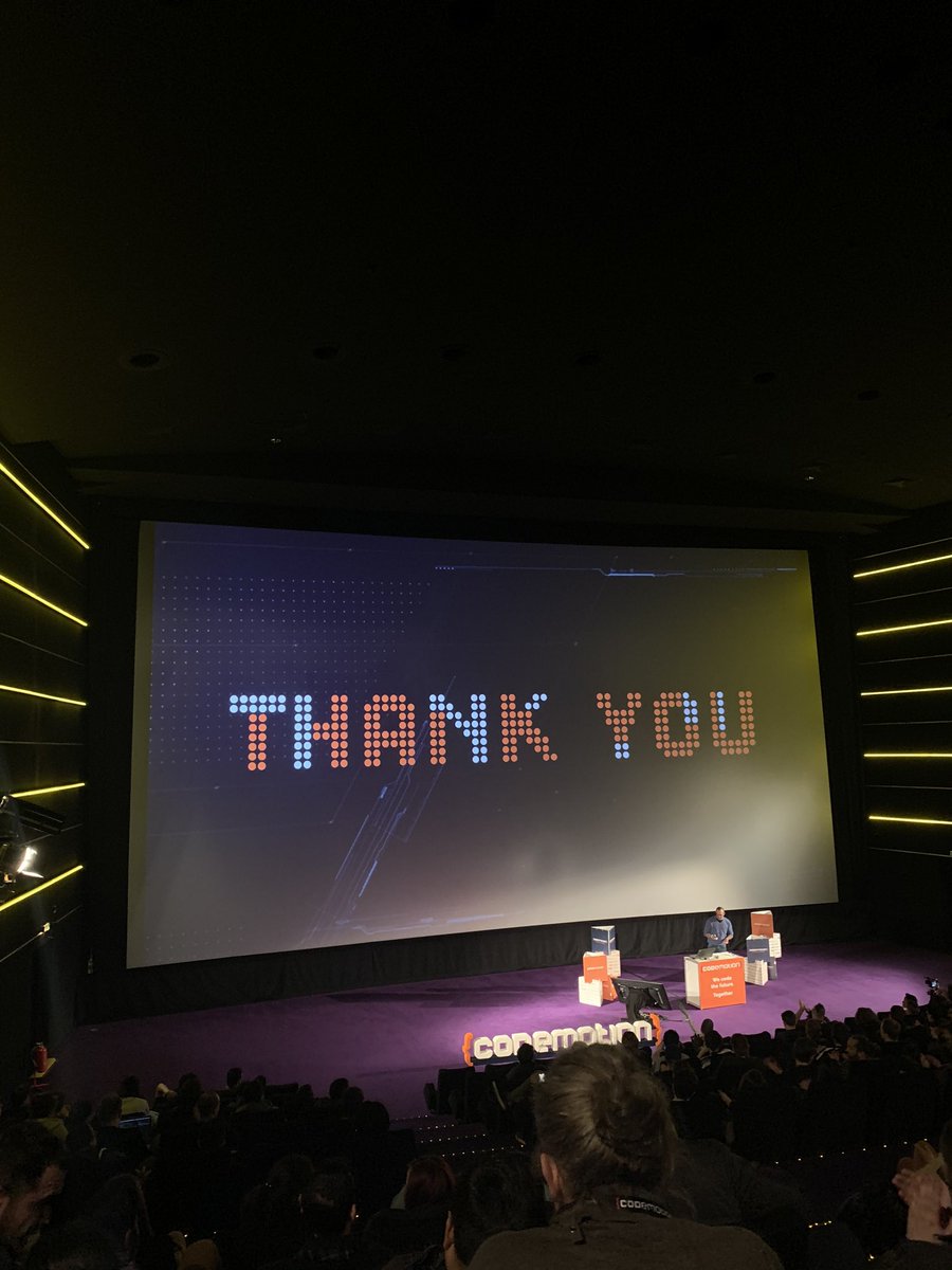 mikolajdobrucki's tweet image. ...done it! Massive thank you to all the @CodemoBerlin organisers, speakers, volunteers and the audience! It was amazing two days! 😍  #CodemotionBerlin19