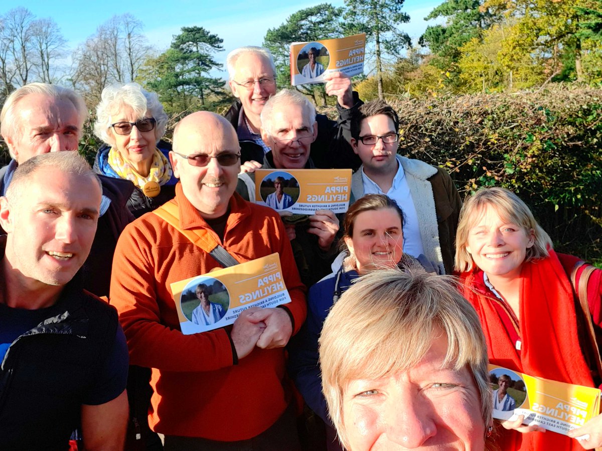 @timetospeakoutt <a href="/EdwardJDavey/">Ed Davey</a> <a href="/DavidGauke/">David Gauke</a> <a href="/LibDems/">Liberal Democrats</a> Thanks for your help for <a href="/secambslibdems/">SE Cambs Lib Dems</a> and #VotePippa out in what is usually known as True Blue territory - and what a pleasant surprise on the doorsteps!! As Kate @timetospeakoutt says, lots of lovely, positive support from not only <a href="/LibDems/">Liberal Democrats</a> but also from Tory and Labour