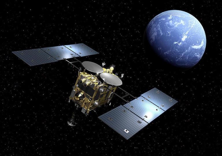 Congratulations to @JAXA_en for a very successful investigation and sample collection at asteroid Ryugu! @NASA wishes the @Haya2e_jaxa mission - and the asteroid sample the spacecraft collected - a safe journey home to Earth! https://go.nasa.gov/33JkiDv #SAYONARA_Ryugu