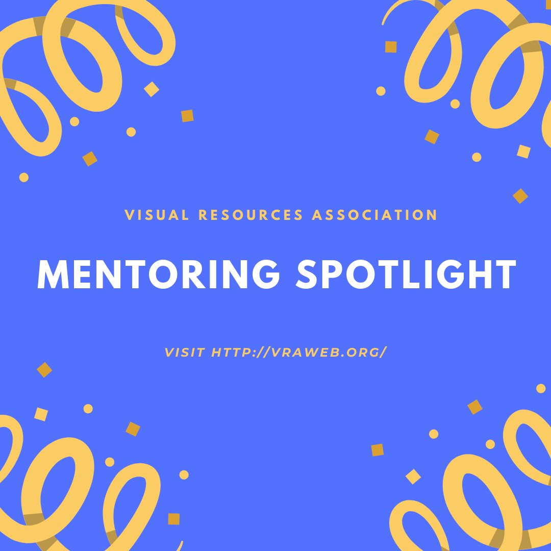 Want to be a VRA mentor but not sure what it involves? Check out this #MentoringSpotlight featuring our very own Kendra Werst to find out! vraweb.org/mentoring-spot… #VRAconnections #VRAopportunities #VRAfriendships #mentorships