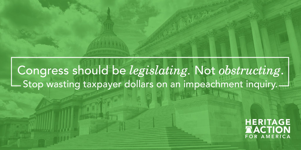 Heritage_Action's tweet photo. A new @MonmouthPoll says 73% of Americans have little to no trust in the House Dems’ impeachment process.
With legislative priorities like #USMCA, the House has no time to waste on baseless #ImpeachmentHearings. #LegislateNotInvestigate
https://t.co/v7SA3pgjLf https://t.co/g6qwdAIau1
