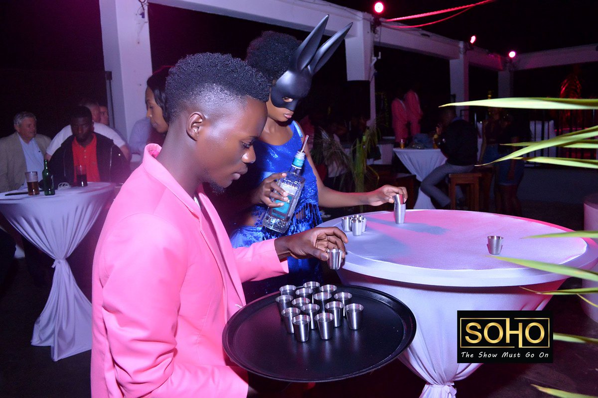 Tequila time at the PINK WEDNESDAY here at <a href="/SohoKampala/">SOHOKAMPALA</a> first round. Hurry before the second round comes