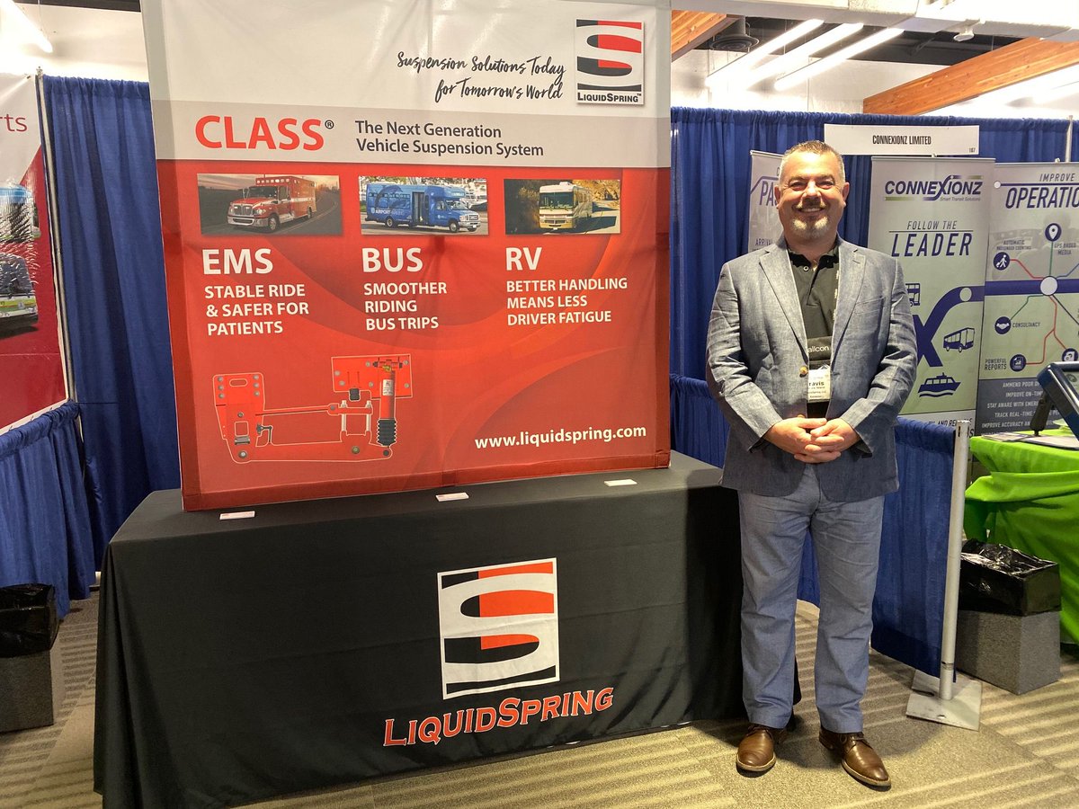 Stop by and see us in booth 109 at the California Transit Association's 54th Fall Conference.  We're here until the 15th!