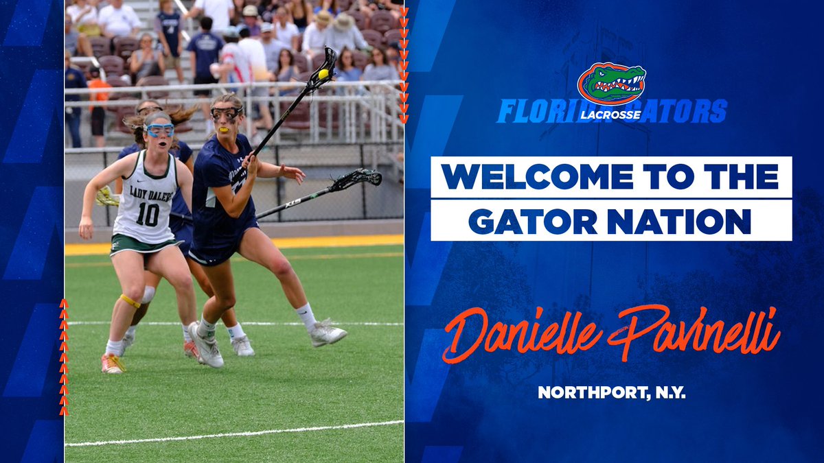 Gators Lacrosse (@gatorslax) on Twitter photo Welcome to the πΆ&π·, <a href="/DPavinelli/">Danielle Pavinelli</a>!
Happy to have you as part of the #FLaxFam ππ₯
#GoGators Welcome to the πΆ&π·, <a href="/DPavinelli/">Danielle Pavinelli</a>!
Happy to have you as part of the #FLaxFam ππ₯
#GoGators